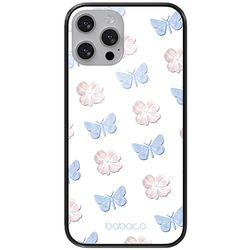 ERT GROUP mobiltelefonfodral för Apple Iphone 13 MINI originalt och officiellt licensierat Babaco mönster Flowers 043 tillverkad av härdat glas, skyddsfodral