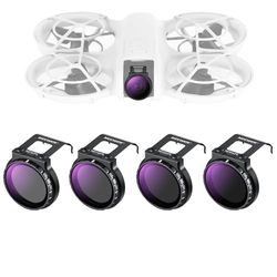 NEEWER Set di Filtri ND/CPL Compatibile con DJI NEO, 4 Pezzi, ND8/PL ND16/PL ND32/PL ND64/PL, Accessori per Drone, Filtro Polarizzatore a Densità Neutra con Vetro Ottico HD Multistrato Sottile, FL-N29