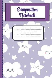 Starry Night Notebook: Composition Notebook for Kids