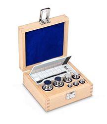 KERN 326-042 - Set di pesi Sauter OIML F1, custodia in legno, 1-200 g