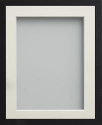 Frame Company Webber Black with Ivory Mount, 20x16 for 16x12 inch