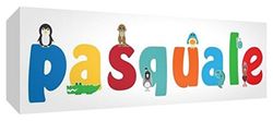 Little Helper LHV-POSTER-1542-15IT Canvas voor Kinderkamer met Frontpaneel, personaliseerbaar Ontwerp met de naam van Jongens Pasen, meerkleurig, 15 x 42 x 4 cm