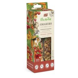 Vitapol Snacks Smakers Knaagdieren Groente 90 g Wortel Tomaat