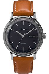 Timex Automatisch horloge TW2U38400, bruin, Riemen.