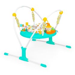 Bright Starts, Saltador de Actividades con msica y Luces para bebs Cooking Up Fun, cocinita de Juguete, Unisex, 6-12 Meses, hasta 11,3 Kilos
