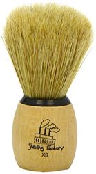 The Shave Factory Hand Made Shaving Brush, Extra-Small Size - Perfect for Precision Shaving Experience
