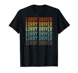 Lorry Driver Retro T-Shirt