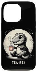 Tea-Rex Cute T-Rex Dinosaur Cute Funny Dino Pun Case for iPhone 13 Pro