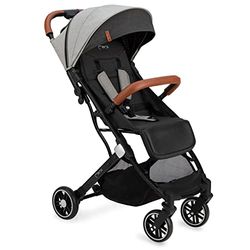 MoMi ESTELLE Vanaf 6 maanden (tot 15 kg), inklapbare kinderwagen met 5-punts riem, boodschappenmand, telescoopstang, inklapbaar