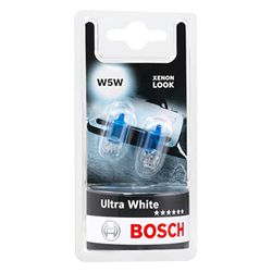 Bosch W5W Ultra White lampadine auto, 12 V 5 W W2,1x9,5d, lampadine x2
