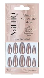 Nail HQ Almond Chocolate Glaze Nails