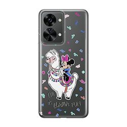 ERT GROUP mobiltelefonfodral för Oneplus NORD 2T 5G originalt och officiellt licensierat Disney mönster Minnie 049 optimalt anpassad till formen på mobiltelefonen, gedeeltelijk transparant
