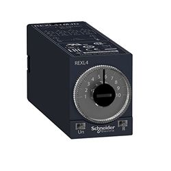 Schneider Electric REXL4TMF7 plg/i relä 120 V, timing för fördröjning - 0,1 S..100 H - 120 V AC - 4 Oc