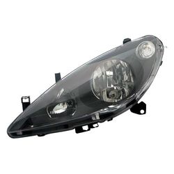 AUTO-STYLE Set Headlights compatible with Peugeot 307 2001-2005 - Black