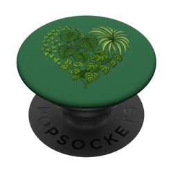 Planta De Interior Amor Corazón Monstera Pothos Araña Planta Vides PopSockets PopGrip Adhesivo