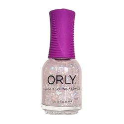ORLY Kick Glass Nail Polish Topper (18ml), Glass Effect Confetti Nail Varnish
