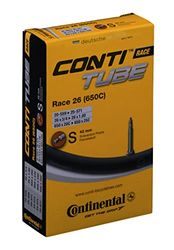 CONTINENTAL, 42 mm Câmara Race 650 x 20-25, válvula Presta (fina), unissexo para adulto, preto