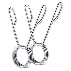 Coppia Clip a Molla 50mm Collari Morsetti a Molla per Bilanciere Ferma Pesi Blocca Dischi Chiusure Manubrio