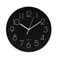 Glowster Black and White Wall Clock, Estandar