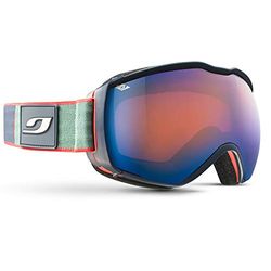 Julbo Airflux Masque de Ski avec Le SuperFlow System Homme, Bleu/Orange/Vert, XL+