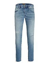 JACK & JONES Glenn Trek JOS 576 Slim Fit Jeans voor heren, Denim Blauw, 33W / 34L