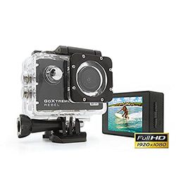 GOXTREME Cámara Deportiva EASYPIX Rebel Full HD Resistente Agua 30m