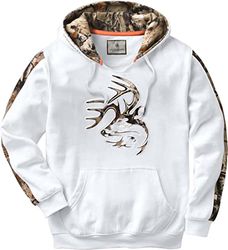Legendary Whitetails Men's Big & Tall Camo Outfitter Hoodie, Frost, 3X-Large Tall