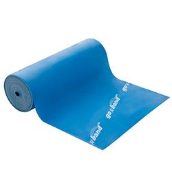 CanDo Träningsband/gymnastikband, längd 5,5 m, blå (tung)
