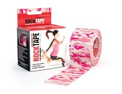 RockTape Tapete padrão padrão, 5 cm x 5 m, 1 peça, Camo Pink, unissexo para adulto, 5 cm x 5 m rolo