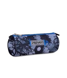 Seven School Bag Pen Holder, Blue, Accessories Backpack, Elementary and Middle Schools, Child, Blue, Modern