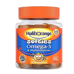 Haliborange Omega-3 and Multivitamins 30 Orange Flavour Softies