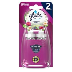 Glade DUO para Ambientador Automático Sense & Spray con sensor de movimiento, Fragancia Relax Zen, Limpia, 2 recambios, 2 Unidad (Paquete de 1)