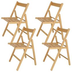 ARANAZ S.L. MANUFACTURAS DE LA MADERA Klapstoel, beukenhout, olie, 43 x 47 x 79 cm