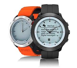 Monkeylectric Unisex Qsmart6 Thunder Smartwatch Gun metaal Grijs, one size