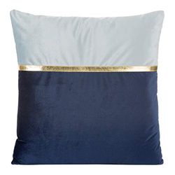 Eurofirany kuddöverdrag kuddöverdrag soffkuddar dekorationskudde dubbelpack 2-pack huvudkuddfodral dekorationskudde sittkudde, stålgrå, 45 x 45 cm, 2