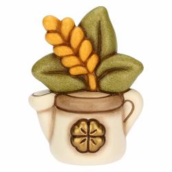 THUN - Mini arrosoir avec épi - céramique - Collection Bonbonnière - 4,6 x 3,3 x 6,1 cm