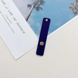 Anybase Support de poignée de téléphone Portable, Bande de préhension rétractable, Compatible avec la Plupart des Smartphones, Indigo