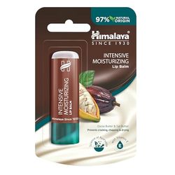 Himalaya Bálsamo labial hidratante intensivo con manteca de cacao | Manteca de cacao enriquecida que repara los labios secos y agrietados - 4,5 g