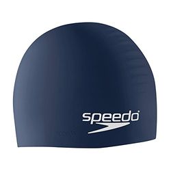Speedo Badmössa, unisex, vuxen, i silikon, marinblå, en storlek, USA
