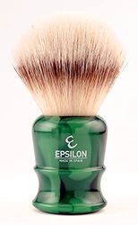 Epsilon Pennello da Barba Sintetico Extra Morbido Manico Verde 50/26 mm, Standard, Único