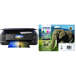 Epson Imprimante Expression Photo XP-970, Multifonction 3-en-1 : Imprimante Recto Verso & Multipack 24XL Eléphant, Cartouches d'encre d'origine XL Haute capacité, 6 Couleurs