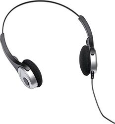 GRUNDIG Digta 565 Black/Silver Headband Wired Headset – Headsets (Headband Hairband, On Ear, 95dB, 2.6 m, Black/Silver)