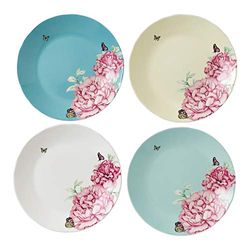 Royal Albert Miranda Kerr Everyday 40033970 20cm Plates Mixed Set of 4, Multi, Porcelain