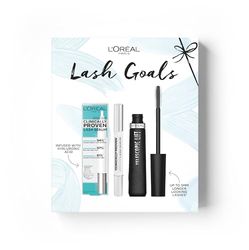 L'Oréal Paris Lash Goals Duo Gift Set Clinically Proven Lash Serum Infused With Hyaluronic Acid & Telescopic Lift Mascara For Up To +5MM Longer Looking Lashes