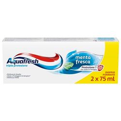 Aquafresh Tandkräm trippelskydd mot färsk mynta, 2 x 75 ml