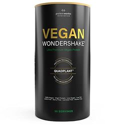 Protein Works - Vegan Wondershake | Shake Protéiné Vegan | 21g Protéines | Super Doux, Goût Étonnant | Brownie Menthe-Chocolat | 30 Portions