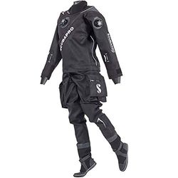 SCUBAPRO Definition Dry HD Cag. F. S Kit de regulador para Buceo en Agua fría, Unisex Adulto, Negro, Small