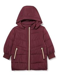 NAME IT NMFMUSIC Long Puffer Jacket TB bufferjas, Windsor Wine, 86, Windsor Wine, 86 cm