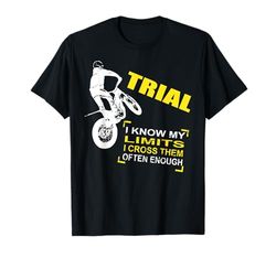 Trial Motocicleta Trialfahrer Moto Trial Camiseta
