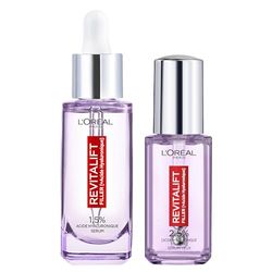 L'Oréal Paris Revitalift Filler set anti-rynkserum hyaluronsyra 30 ml + Revitalift Filler Eye Serum med hyaluronsyra och koffein 20 ml